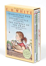 Load image into Gallery viewer, E. B. White Box Set: Charlotte's Web, Stuart Little, The Trumpet of the Swan