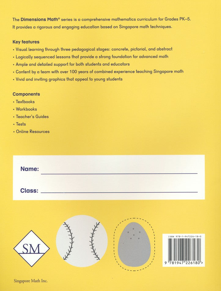 Dimensions Math 1a Dimensions Math Workbook 1A – Quill and Ink