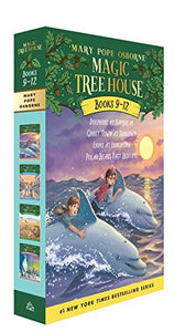 Magic Tree House Boxed Set, Books 9-12: Dolphins at Daybreak, Ghost Town at Sundown, Lions at Lunchtime, and Polar Bears Past Bedtime