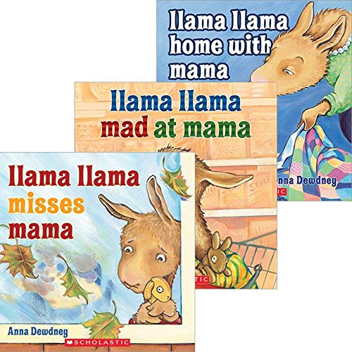 Llama Llama 3-Book Pack: Llama Llama Misses Mama, Llama Llama Mad At Mama, and Llama Llama Home With Mama