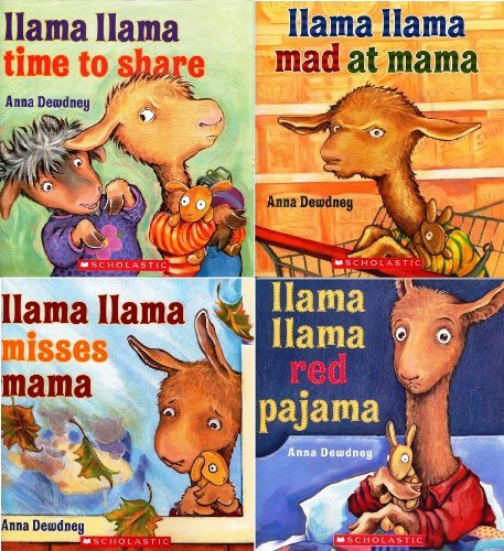 Llama Llama Collection (Paperback Book Pack) : Llama Llama Mad at Mama, Llama Llama Misses Mama, Llama Llama Red Pajama, and Llama Llama Time to Share (Llama LLama Paperback Books)