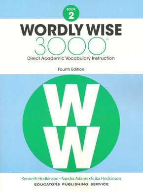 Wordly Wise 3000 Student Book 2 and Answer Key Set (4th Edition)