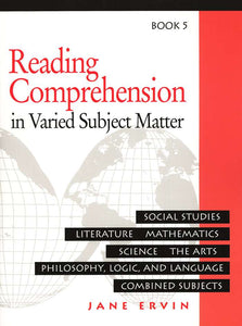 Reading Comprehension in Varied Subject Matter Book 5 (Grade 7) and Answer Key Set
