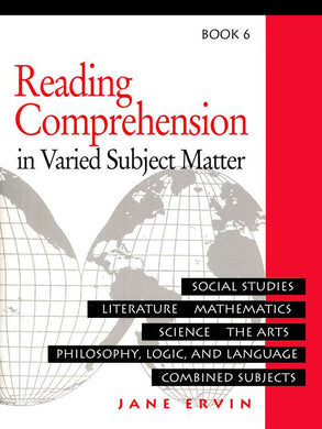 Reading Comprehension in Varied Subject Matter Book 6 (Grade 8) and Answer Key Set