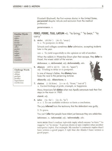 Vocabulary from Classical Roots Student Book B (Grade 8) and Answer Key Set