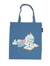 Load image into Gallery viewer, ELEPHANT &amp; PIGGIE Read Tote Bag