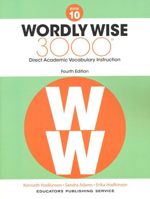 Wordly Wise 3000 Student Book 10 and Answer Key Set (4th Edition)