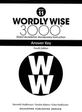 Load image into Gallery viewer, Wordly Wise 3000 Student Book 11 and Answer Key Set (4th Edition)