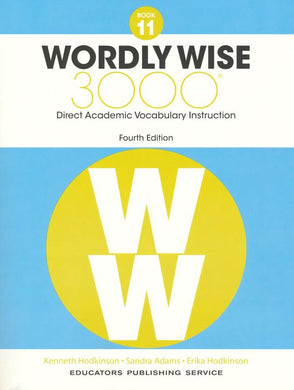 Wordly Wise 3000 Student Book 11 and Answer Key Set (4th Edition)