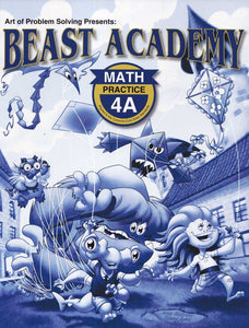 Beast Academy Guide and Practice Books 4A