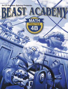 Beast Academy Guide and Practice Books 4B