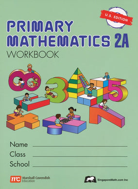 Singapore Math: Primary Math Workbook 2A US Edition
